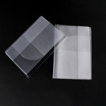 小黃卡保護套-小黃卡套-透明霧膜PVC小黃卡護照套-可印LOGO_0